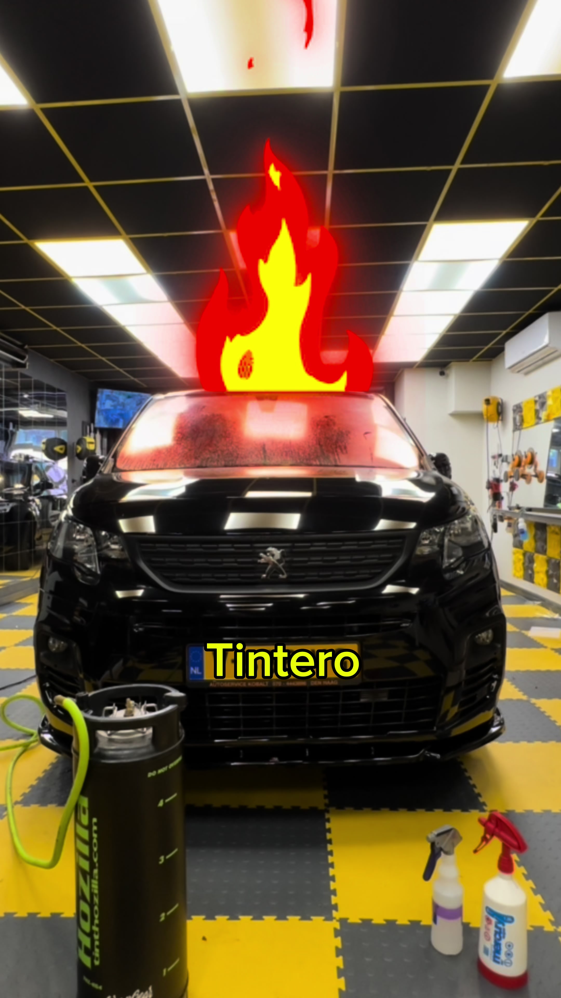 Voor & na tinten